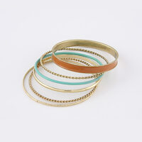 Multi Gold Bangles