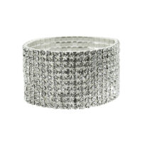 Cubic Glam Cuff Bracelet