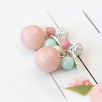 Cruise Rose Ball Earrings