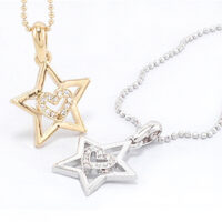 Heart in Star Box Necklace