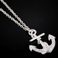 Large Cubic Anchor Necklace