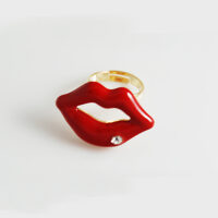 Kiss & Tell Lip Shaped Ring