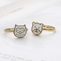 Adjustable Animal Character Ring