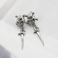 Skull Sword Earrings